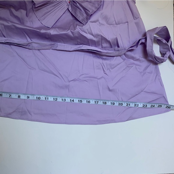 Kate Spade Lilac Pleated and Belted Sleeveless Top - Picture 8 of 10